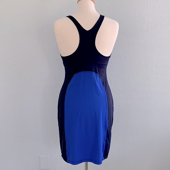 Athleta Caspian Colorblock Racerback Swim Dress - Picture 7 of 13